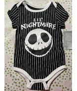 Disney Jack Skellington LIL NIGHTMARE Before Christmas One Piece Baby Bo... - $19.99