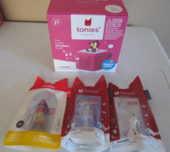 Tonies Toniebox Starter Set with 3 Disney Princess Figures Screen-Free A... - $97.95