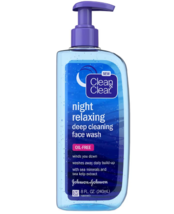 Clean &amp; Clear Night Relaxing Oil-Free Deep Cleaning Face Wash 8.0fl oz - £31.59 GBP