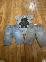 EUC Baby Toddler Denim Jeans Lot of 2 Pair Jeans ~ Bodysuit size 9 Months - $8.91