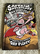 Captain Underpants and the Sensational Saga of Sir Stinks A Lot Hardcover Book - £5.78 GBP