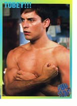 Tobey Maguire teen magazine pinup clipping spiderman shirtless muscles Popstar - £2.76 GBP