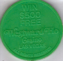Westward Ho C ASIN O Vegas 1 Free Play Token - £1.96 GBP