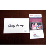 PATTY BERG 60 LPGA WINS HOF GOLFER SIGNED AUTO VINTAGE INDEX CARD JSA BE... - £39.07 GBP