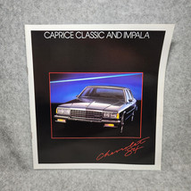 1984 CHEVROLET CAPRICE CLASSIC AND IMPALA ORIGINAL DEALER SALES BROCHURE... - $5.00