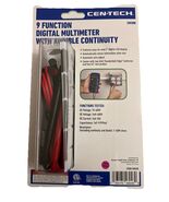 Cen-Tech 9 Function Multimeter w/Audible Continuity -Backlit Display- #5... - €34,19 EUR