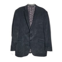 Madison 2 Button Corduroy Jacket Blazer ~ Sz 48 Long ~ Dark Gray - £34.64 GBP