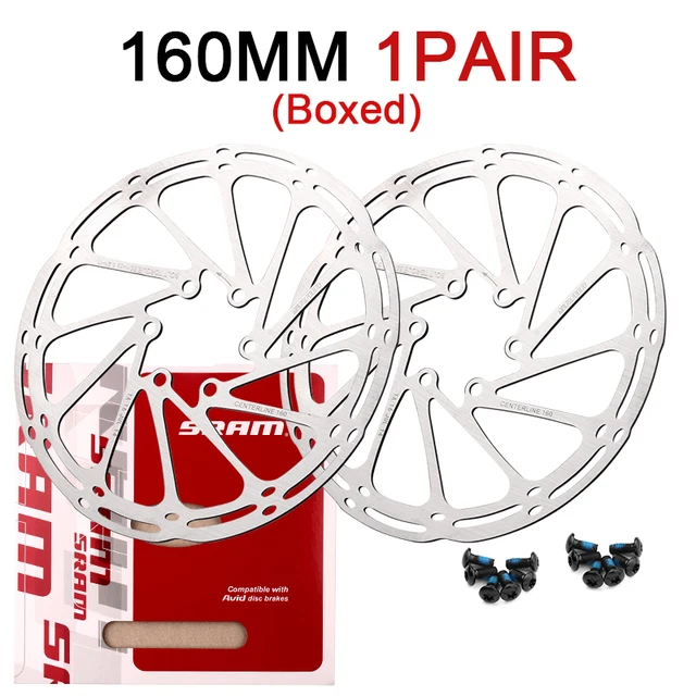 SRAM Bike Brake Rotor Centerline 160mm 180mm 203mm Stainless Steel Hydraulic Bra - $86.49