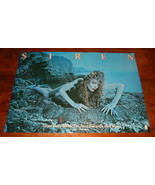 ROXY MUSIC Siren 1975 ATCO orig PROMO POSTER Bryan Ferry - $102.88 CAD