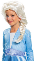 Disguise Disney Elsa Frozen 2 Girls&#39; Wig - £69.73 GBP