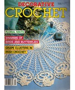 Decorative Crochet Vintage Magazine No. 10 Issue 9 1989 Mats Birds Butte... - $8.95