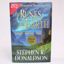 SIGNED THE RUNES OF EARTH By Stephen R. Donaldson 2004 1st Edition HC Wi... - $33.21