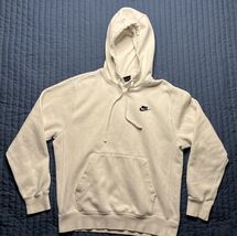 Nike Pullover Men’s Size Medium White Club Fleece Hoodie Sportswear BV26... - $20.00