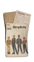 Simplicity Boys&#39; Shirt,Vest,Pants Pattern 7892 Sizes 3,4,5,6. UNCUT, New... - $9.00