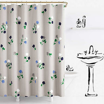 Kate Spade New York Willow Court Floral Shower Curtain 72&quot; x 72&quot; - £71.42 GBP