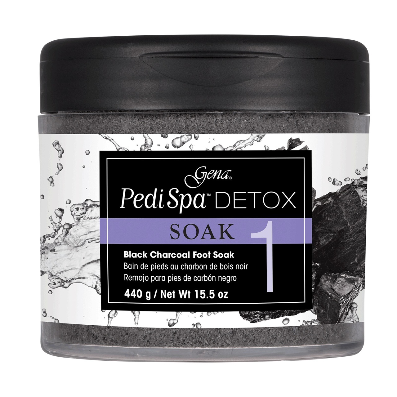 Pedi Spa Detox Black Charcoal Foot Soak 15.4oz