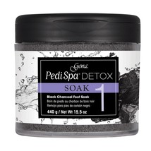 Pedi Spa Detox Black Charcoal Foot Soak 15.4oz - £14.38 GBP