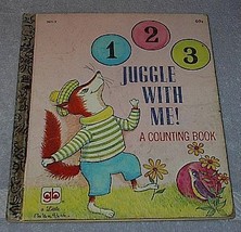 1 2 3 Juggle With Me A Counting Book Vintage Little Golden Book - £4.75 GBP