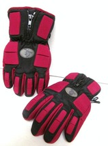 Paris Accessories Children&#39;s Kids Snow Ski Gloves Thinsulate Lining Red Black M - £15.08 GBP