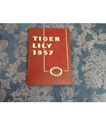 Port Allegany PA Port Allegany High School Yearbook Tiger Lily 1957 Copy #1 - $33.94 CAD