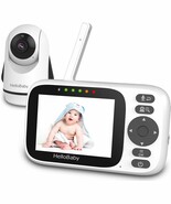 HelloBaby Video Baby Monitor with Camera and Audio, 355° Rotation Baby C... - $496.67 CAD