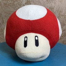 Super Mario Super Red Toad Head 8.5” Hanging Plush Toy Nintendo - £6.04 GBP