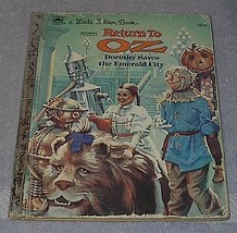 Walt Disney Pictures Return to Oz Vintage Little Golden Book - £4.64 GBP