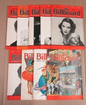 Vintage The Billboard Magazine 1938 Lot of 9 Magazines   56 - £288.84 GBP