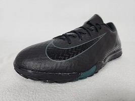 Nike Mercurial Vapor 16 Academy Turf Soccer Shoes Size 12 Men&#39;s Black AQ... - $58.99