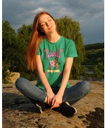 Classic Flower Shirt, Retro Petals Tee, Retro Garden Shirt, Nostalgic Fl... - $25.16+