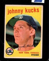 1959 TOPPS #289 JOHNNY KUCKS VG YANKEES *NY13241 - $3.68