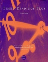 Timed Readings Plus: 25 Two-Part Lessons with Questions for Building Reading Spe - £8.27 GBP