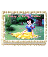 SNOW WHITE Image Edible cake topper Party decoration - $6.95+