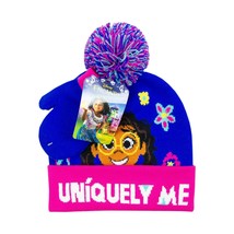 Disney Encanto Girl&#39;s Blue &amp; Pink Beanie &amp; Glove Set Kids Size 2T-5T Brand NEW - £4.71 GBP