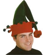 RUBIE&#39;S LONG ELF HAT CHRISTMAS HOLIDAY HAT ACCESSORY 22029 - €14,59 EUR
