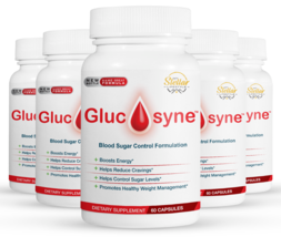 5 Pack Glucosyne, fórmula de control de azúcar en la sangre-60 Cápsulas x5 - $153.44