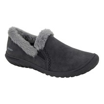 JSport Willa Ladies Size 6.5, Slip on Faux Fur All Terra Shoes, Black - £21.17 GBP
