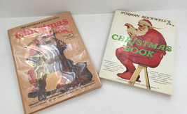 Vintage Norman Rockwell Christmas  two Book lot stories carols poems crafts  - £19.38 GBP