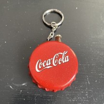 Vintage Coca-Cola Bottlecap Keychain Red - Audio Not Working - $4.44