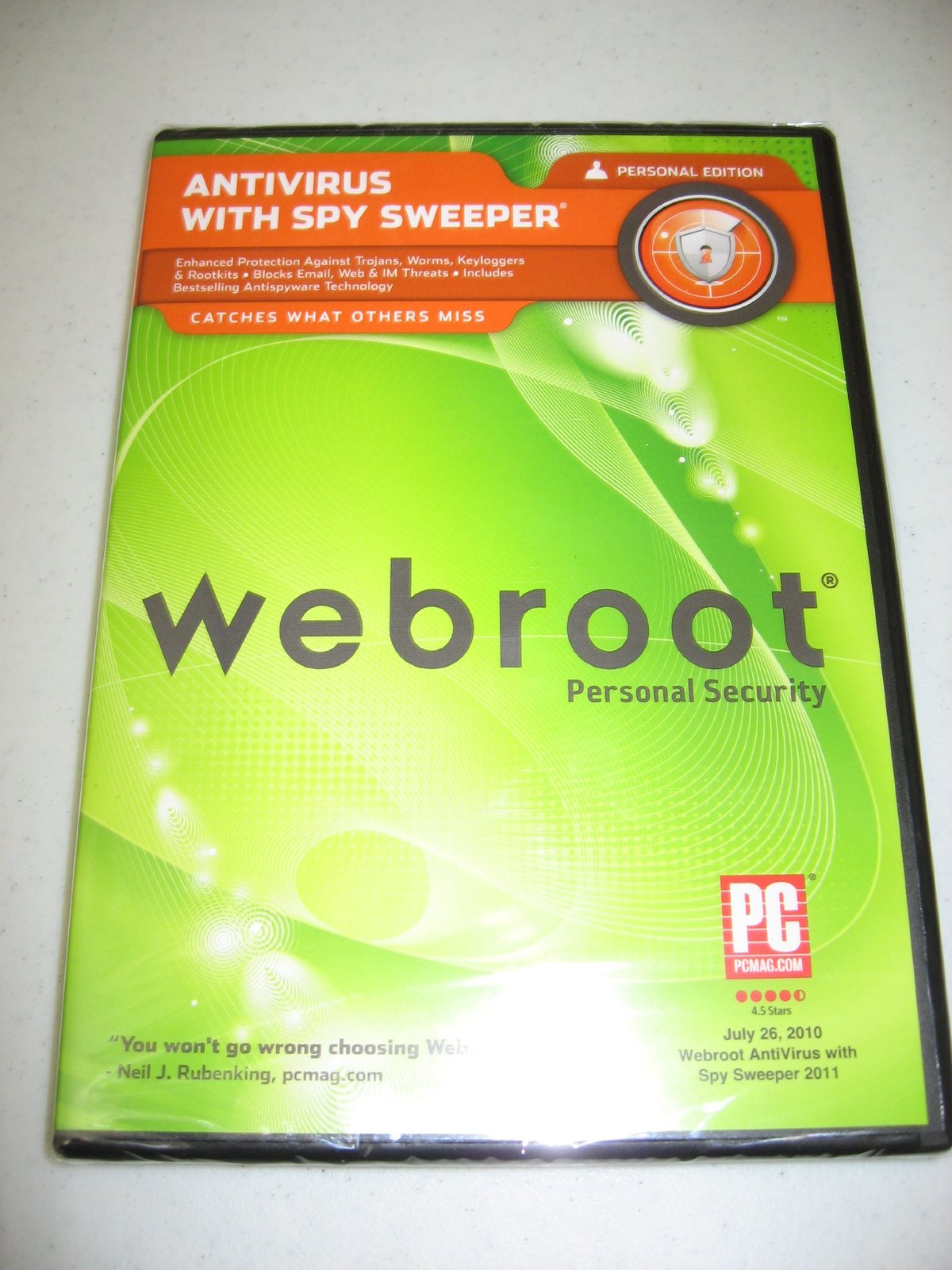 Webroot Antivirus with Spy Sweeper Personal Edition - $16.98