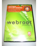 Webroot Antivirus with Spy Sweeper Personal Edition - £12.75 GBP