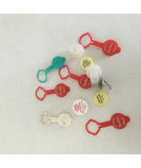 Vintage plastic reusable soda pop bottle caps bread  funeral home advert... - €17,15 EUR
