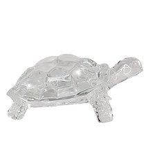 Cristal d&#39;Arques Turtle Tortoise Figurine 24% Lead Crystal Glass Feng Shui Good - £27.90 GBP