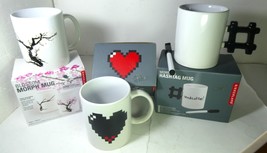 KIKKERLAND 3 Coffee mug 12 oz (2 MORPH &amp;1 HASHTAG)in brand Box With sku ... - $385.00