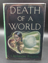 J. Jefferson Farjeon DEATH OF A WORLD Vintage 1950 Collins Hardcover SF Novel dj - £14.32 GBP