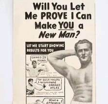 1948 Charles Atlas Health Fitness Muscles Advertisement Bodybuilding E2J3 - $19.99