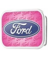 Ford Pink Chrome Licensed Belt Buckle - £15.63 GBP