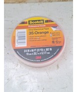 Scotch 3m 35 Orange Electrical Tape Vinyl Color Coding isolation 3/4&quot;x66&#39; - $11.87