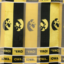 Iowa Hawkeyes Officialy Licensed Ncaa Polyester Scarf - $15.00