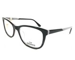 Altair Eyeglasses Frames Genesis G5035 001 BLACK Grey Cat Eye Full Rim 5... - $51.28